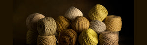 Naturally dyed Eden Valley biodynamic knitting wool